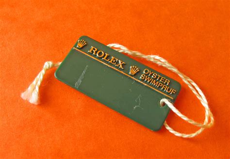 rolex submariner hang tag|Rolex green hang tags.